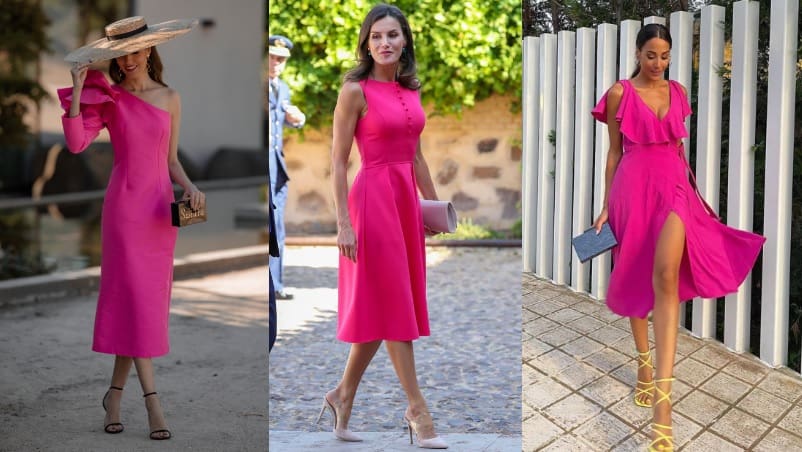 Vestidos fucsia