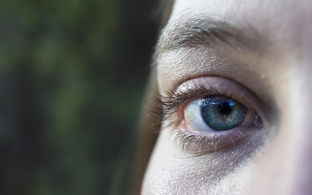 Esclera en los ojos