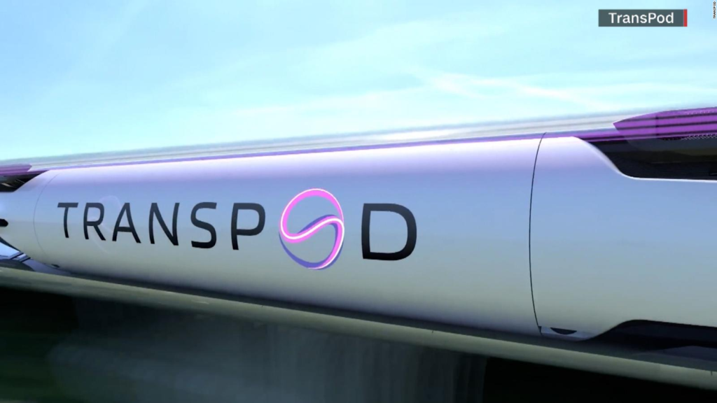 Tren Bala Eléctrico de Cánada Transpod
