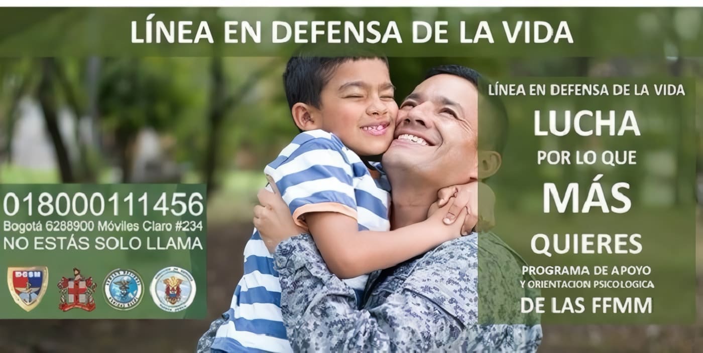 Línea en Defensa de la Vida - atención psicológica para militares