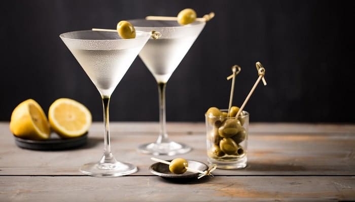 Martini cocteles
