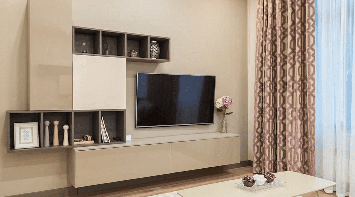 Muebles multifuncionales de sala para la TV