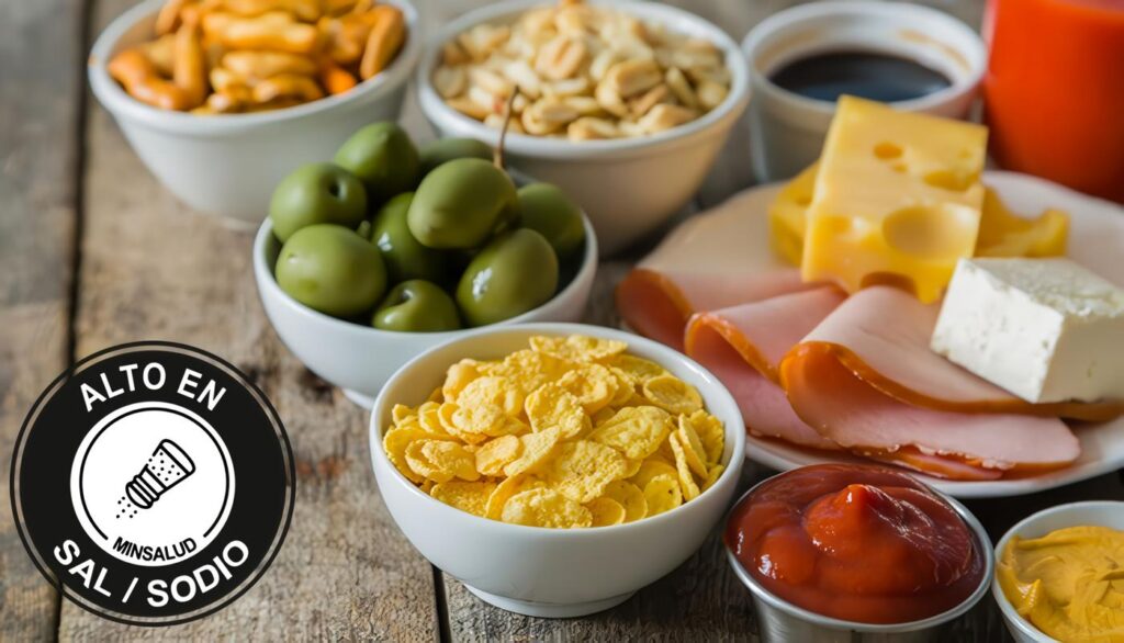 Alimentos altos en sodio
