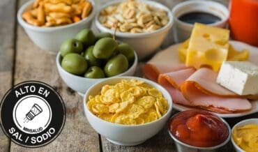 Alimentos altos en sodio