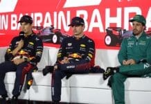 Max verstappen, Fernando Alonso y Checo Pérez