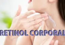 Retinol corporal para la piel