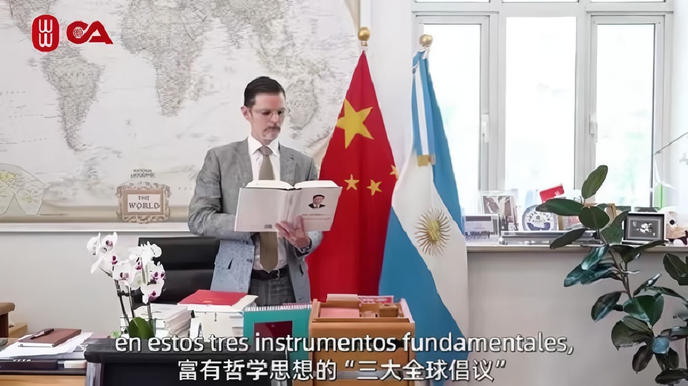 Entrevista a embajador de Argentina en China, Sabino Vaca Narvaja