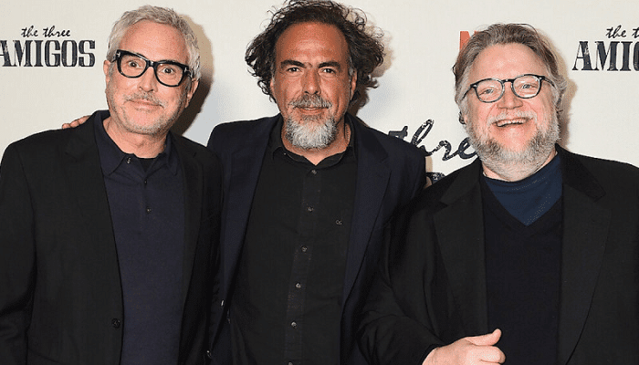 Guillermo del Toro, Alfonso Cuarón y Alejandro González Iñárritu juntos