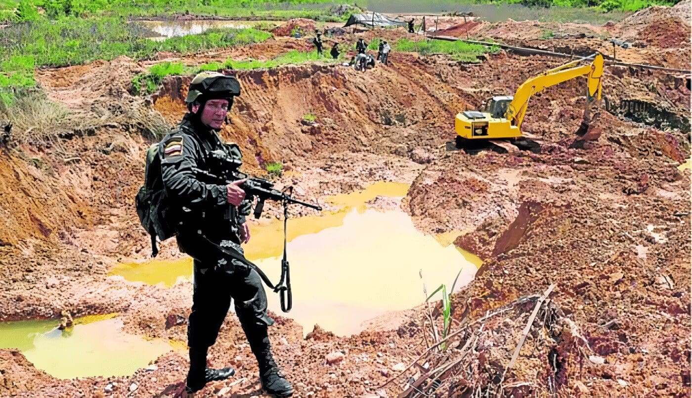 La Estrategia Militar para luchar contra la Minería Ilegal en el País