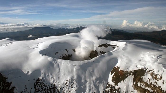 Volcán Nevado del Ruiz Colombia