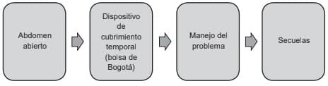 Cierre Temprano de la Pared Abdominal - Abordaje tradicional del abdomen abierto