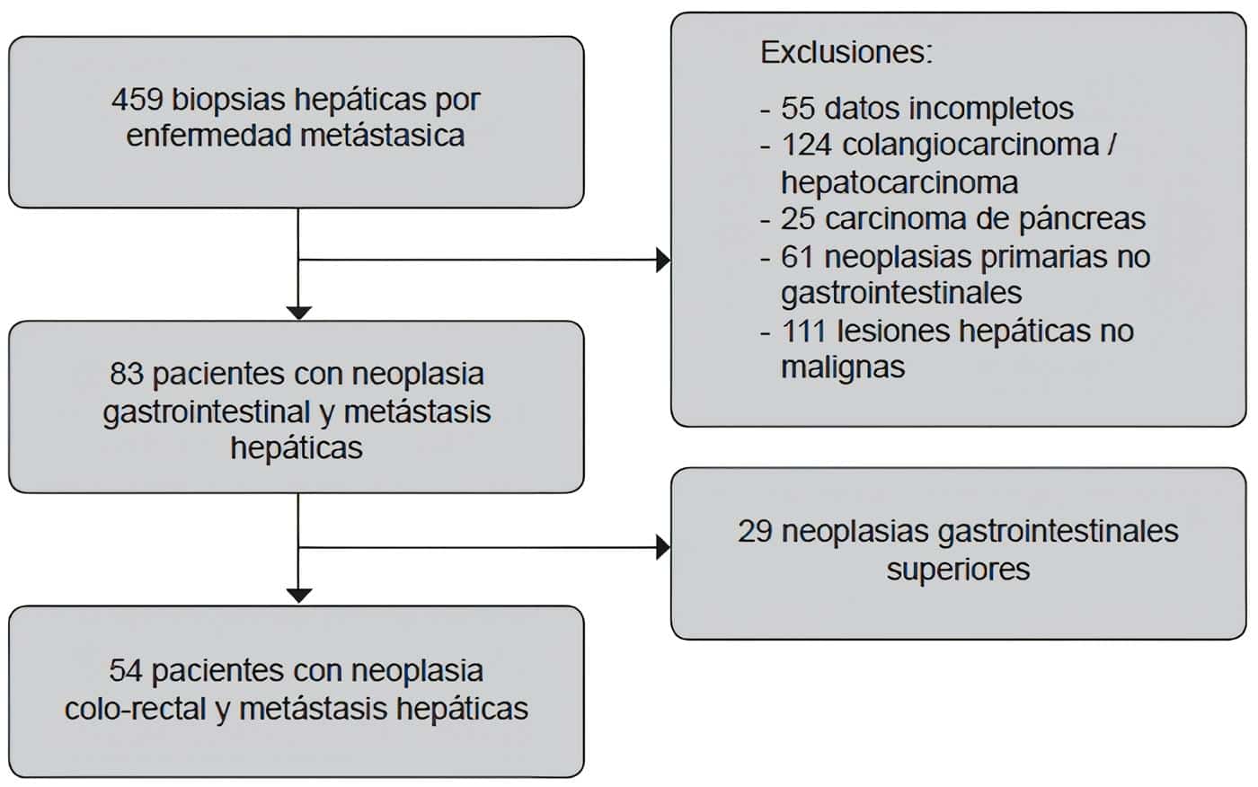 Biopsias hepáticas por enfermedad metástasica