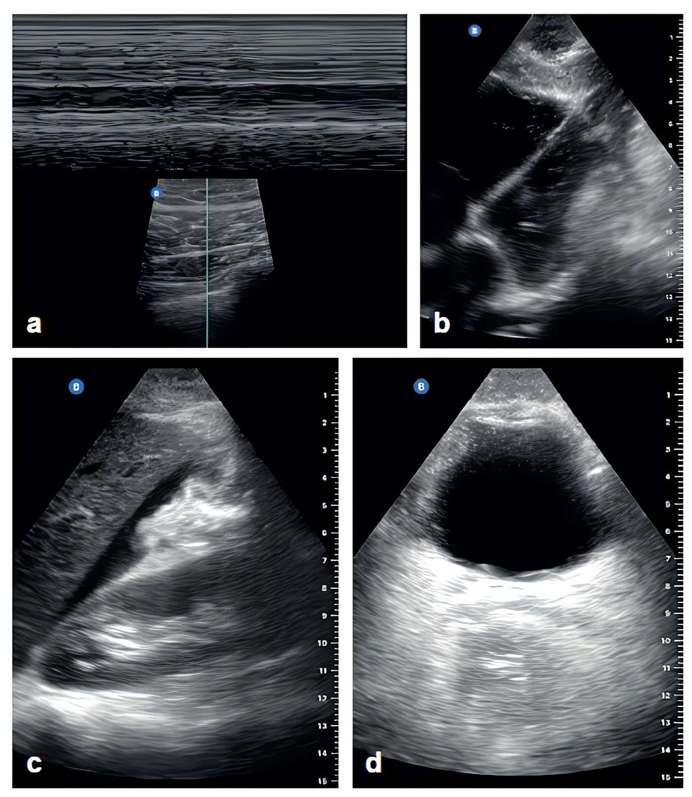 Findings with the use of E-FAST protocol using the portable ultrasound machine