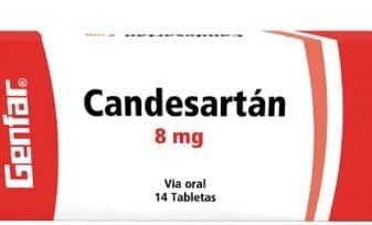 Candesartán 8mg Tabletas