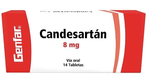 Candesartán 8mg Tabletas