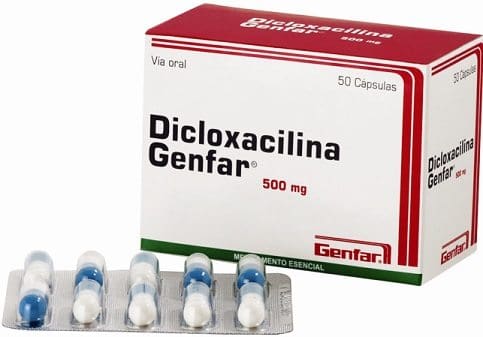 Dicloxacilina 500mg