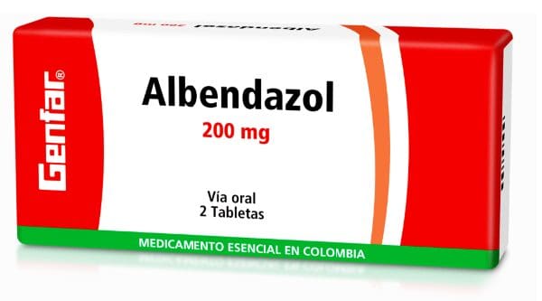 Albendazol 200mg Tabletas