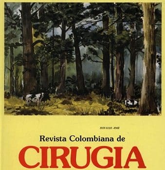 Revista de Cirugía, Portada Volumen 10 N0. 2 Abril – Junio