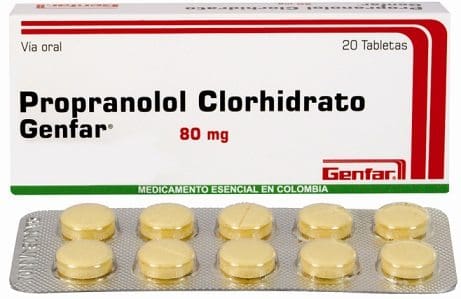 Propranolol Clorhidrato 80mg