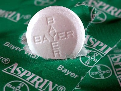 Bayer Comercializa dos productos de Aspirina no Aprobados