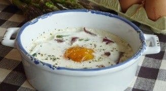 Huevos con Espárragos