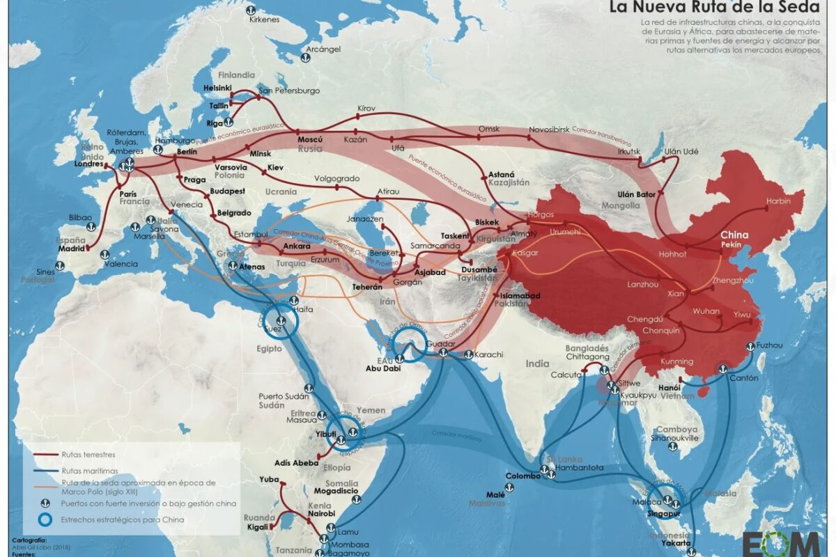 La Ruta de la Seda y su intersección con el océano Índico