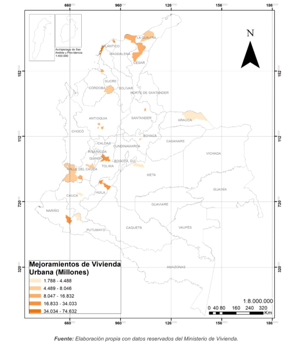 Figura 33 Mejoramiento de vivienda urbana Casa Digna, Vida Digna (2018 2022)