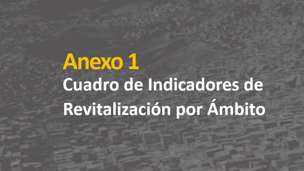 Anexo 1 cuadro de indicadores de revitalizacion por ambito