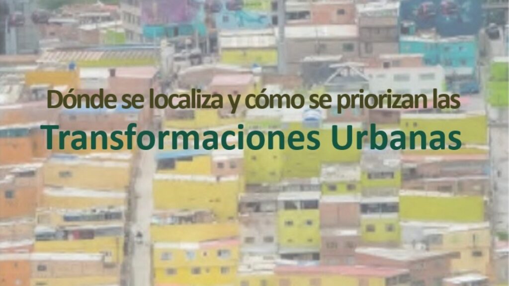 ¿Dónde se localiza y cómo se priorizan las transformaciones urbanas?