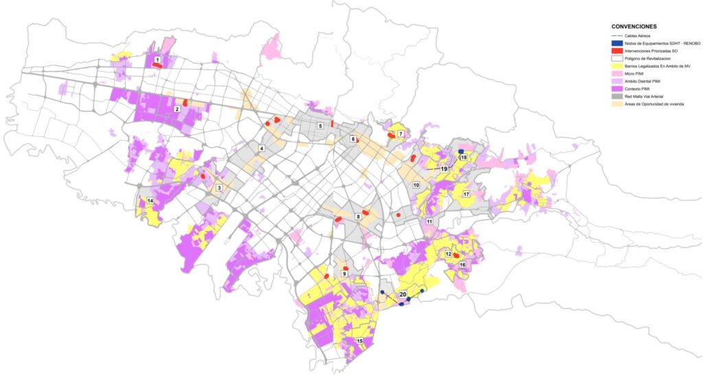 Priorización de los 20 Polígonos de Revitalización Urbana