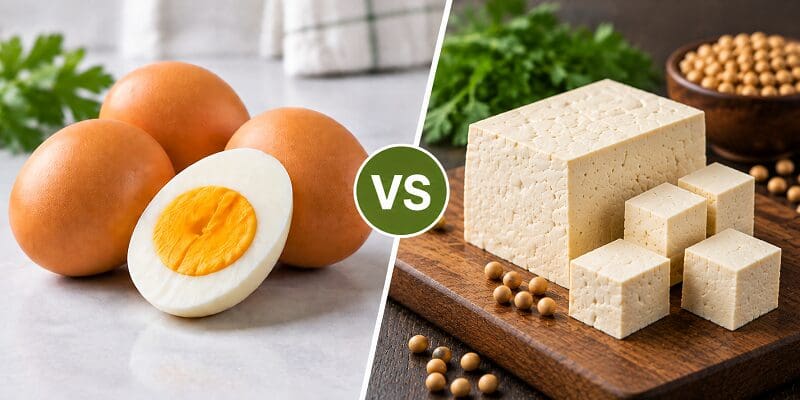 Huevo vs Tofu
