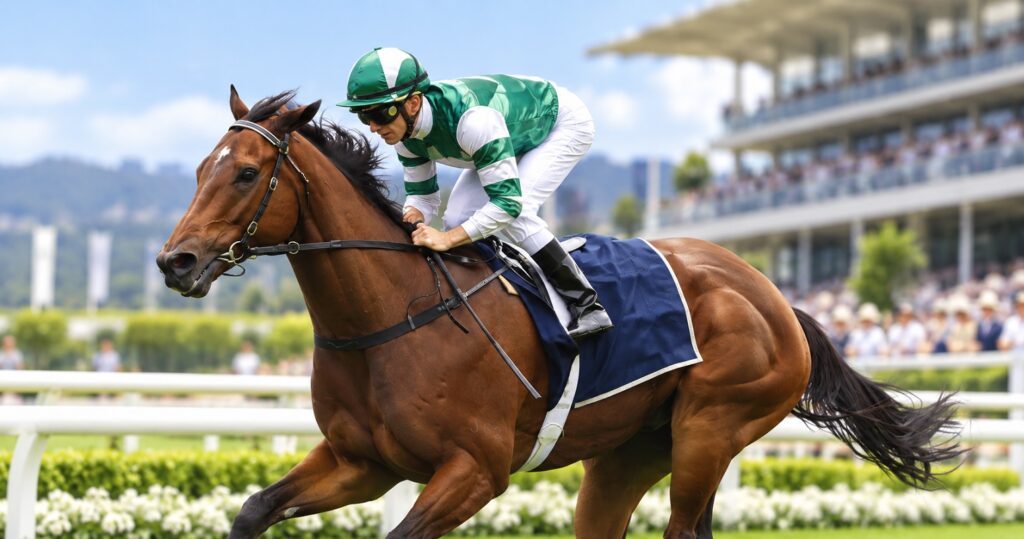 Ka Ying Rising jinete y caballo