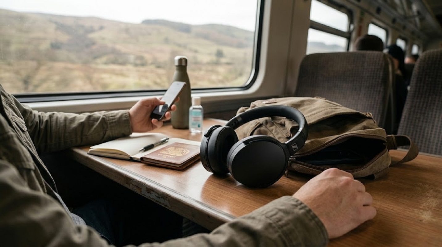 Auriculares para viajeros
